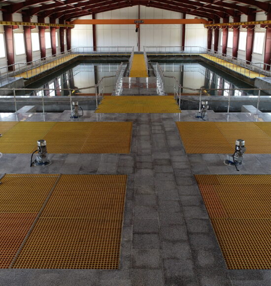 Azna city water treatment plant